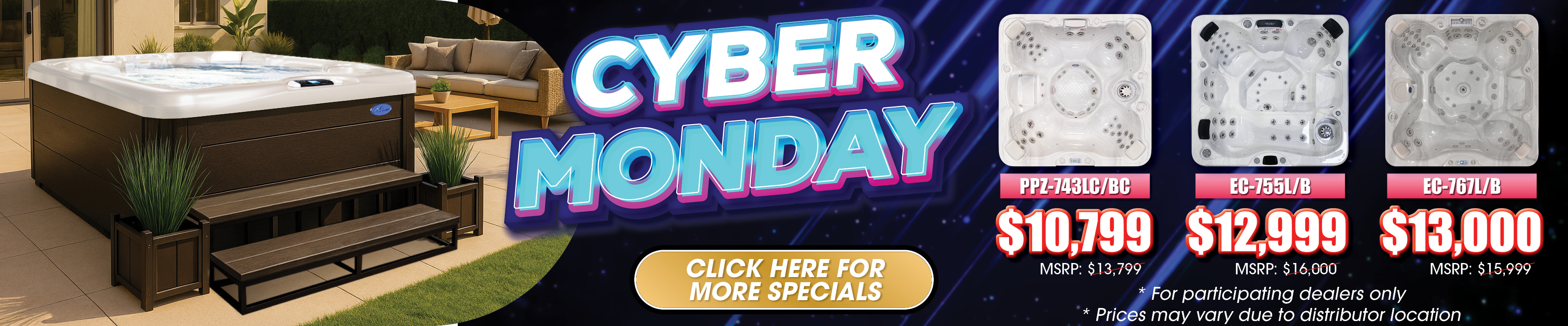 Calspas hot tub being used in a family setting - Auburn