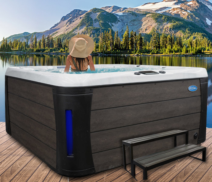 Calspas hot tub being used in a family setting - hot tubs spas for sale Auburn